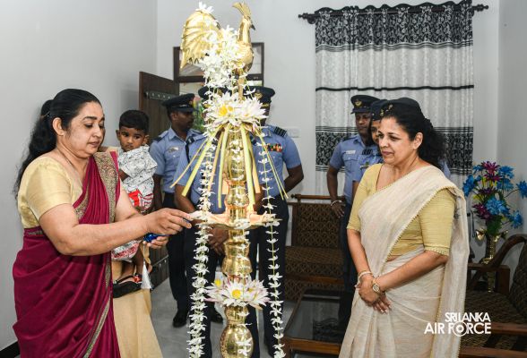 SLAF SEVA VANITHA UNIT CONDUCTS A
HOUSE WARMING CEREMONY